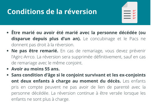 Info Retraite - Réversion